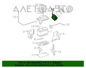 Additional battery housing Mercedes GLA 16-20 type 1