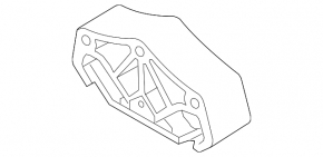 Gearbox cushion rear Ford Mustang mk6 15- 5.0