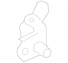 Upper rear right door hinge for Mazda CX-7 06-12