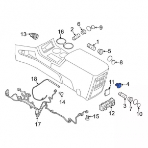 Lincoln MKZ 13-20 Center Console Outlet
