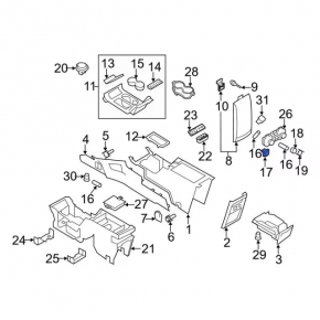 Lincoln MKZ 13-20 Center Console Outlet