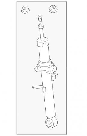 Front left shock absorber Infiniti Q70 17-19 AWD