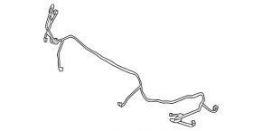 Wiring for front bumper Ford Focus mk3 15-18 rest, for parking sensors and fog lights