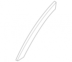 Lower rear right door arch trim for Land Rover Range Rover Evoque 12-18