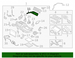 Land Rover Range Rover Velar 18-23 Dual Zone Heater Radiator