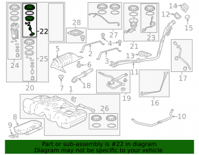 Fuel level sensor Honda HR-V 16-22