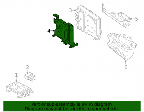 Front on-board charger bracket Volkswagen ID.4 21-23