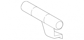 Cooling pipe metal Honda Clarity 18-21 usa short, with sensor