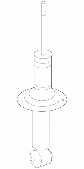 Rear left shock absorber Subaru Ascent 19-26