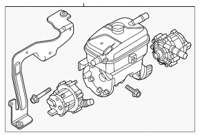 Kia Niro 23-25 Coolant Expansion Tank
