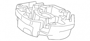 Foam tool tray for Volvo XC90 24-26