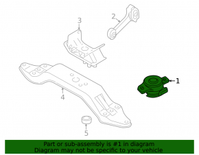 Engine mount left Subaru b10 Tribeca