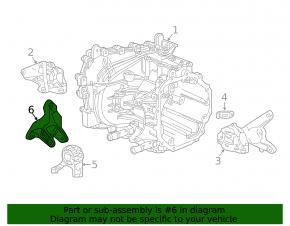 Chevrolet Bolt EUV 22-23 Rear Engine Mount Bracket