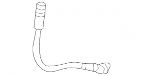 Rear left brake hose for Audi A6 C8 19-25