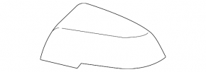 Left side mirror cover BMW 4 F32/33/36 14-20 upper