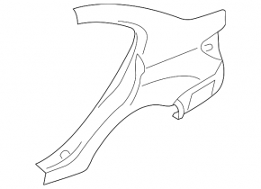 Subaru WRX 15-21 right rear wing
