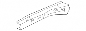 Inner panel of the right fender apron of the Lexus ES300h ES350 13-15