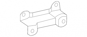 Right lower wing bracket Lexus IS 14-20