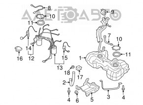 Fuel pump right Audi Q3 8U 15-18 CCTA