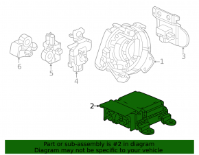 Honda CRV 23-26 SRS airbag computer module