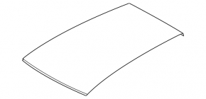 Roof metal VW Touareg 11-17 without panorama