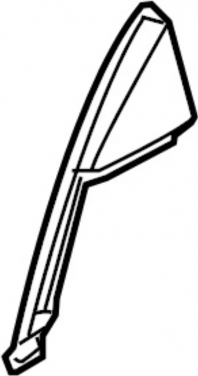 Glass guide door rear right Infiniti FX35 FX45 03-08