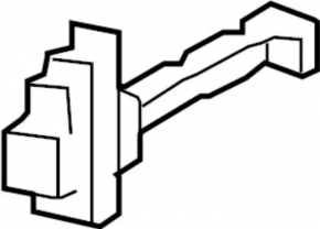 Lower front left door hinge for a 2012 Nissan Rogue