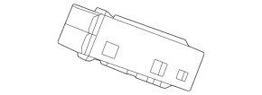 Buick Encore 13-22 black left side panel trim