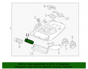Buick Encore 13-22 black left side panel trim
