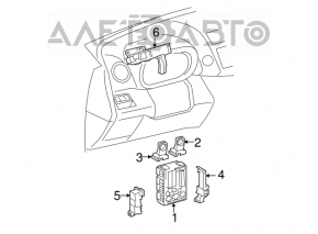 Electric power steering control unit for Toyota RAV4 06-08
