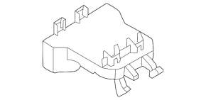 Bracket BCM Body Control Module Audi A4 B9 17-