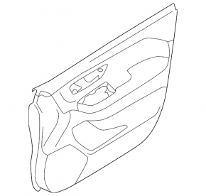 Subaru Forester 2025-26 front right door panel