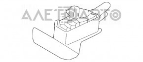 Front left jack for Porsche Cayenne 958 11-17