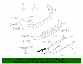Left muffler frame for Porsche Cayenne 19-26, Base