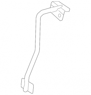 Mercedes C-class W205 15-21 hood lock bracket on TV