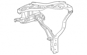 Left eyepiece for Mercedes W212 10-16