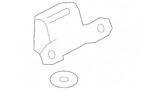 Trunk door hinge left Mazda3 MPS 09-13