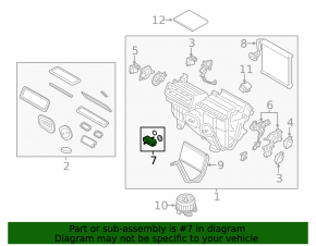Ford Edge 15 AC Heater Valve - Type 2