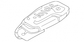 Lincoln MKC 15-16 Smart 5-Button Key