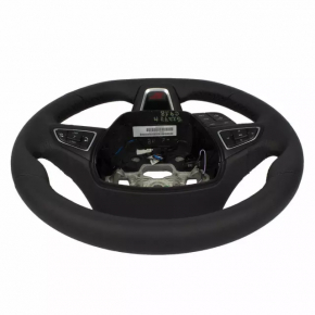 Steering wheel bare Ford Focus mk3 15-18 rest, black leather, heated