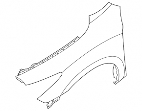 Front left wing Infiniti JX35 QX60 13-