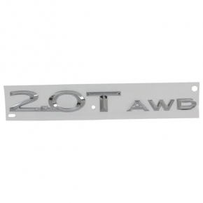 Emblem lettering 2.0T AWD trunk lid Lincoln MKZ 17-20