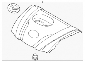 Mazda CX-50 23-24 2.5T Engine Cover