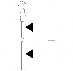 Oil dipstick Infiniti Q50 14-24 3.7