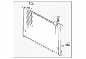 Toyota Prius 2009 Water Cooling Radiator