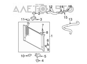 Toyota Prius 2009 Water Cooling Radiator