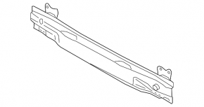 Rear bumper reinforcement for VW Atlas 21-25