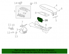 Gearbox shifter Chevrolet Bolt EUV 22-23 buttons