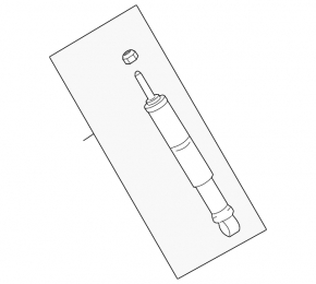 Front right shock absorber Lexus LX600 22-26