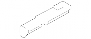 Left threshold mount for Audi A6 C7 12-18 pre-restyling, front, broken mount